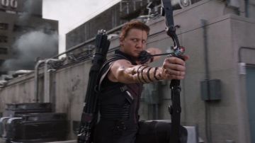 Chaqueta de cuero de Hawkeye (Jeremy Renner) en Avengers