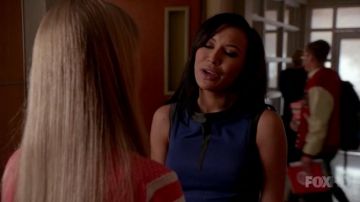 The blue dress Santana Lopez (Naya Rivera) on Glee S06E06