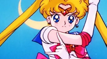 El nudo clip-on de Sailor Moon en Sailor Moon