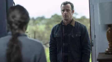 Chaqueta vaquera de cuello terciopelo de Kevin Garvey (Justin Theroux) en The Leftlovers S03E08