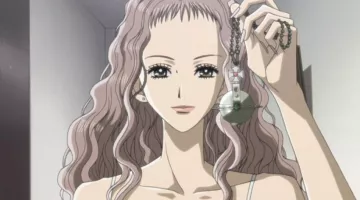 El collar que Reira ofrece a Shin en Nana
