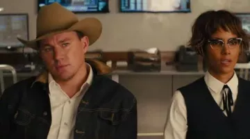 Le blouson en jean de l'agent Tequila (Channing Tatum) dans Kingsman : Le Cercle d'Or