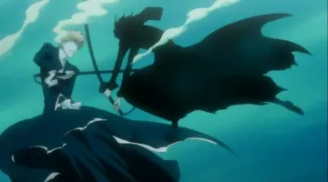 The katana black Ichigo Zangetsu Bankai in Bleach