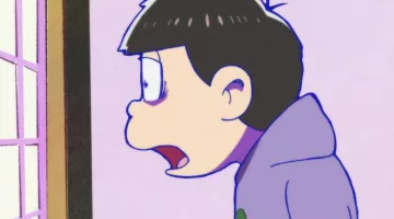 Sweatshirt purple Ichimatsu in Osomatsu-San / Mr Osomatsu
