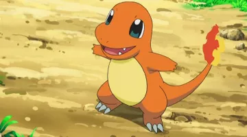 The replica plush Salamèche in Pokemon
