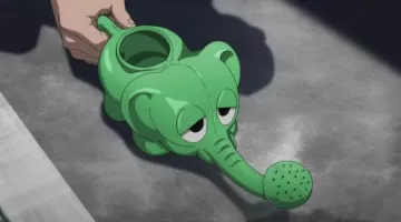 L'arrosoir de Saitama dans One Punch Man