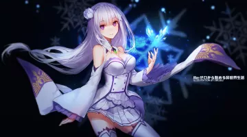 Le cosplay / le déguisement de Émilia dans Re:Zero Kara Hajimeru Isekai Seikatsu