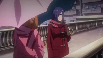 The wig purple Touka Kirishima in Tokyo Ghoul S02E08