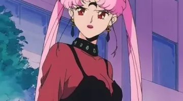 Traje de Lady Black (vestido, blusa y chal) en Sailor Moon
