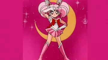 Las botas rosas de Chibi en Sailor Moon