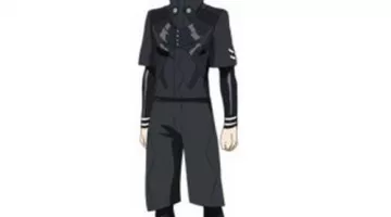 The black outfit of kaneki in Tokyo ghoul
