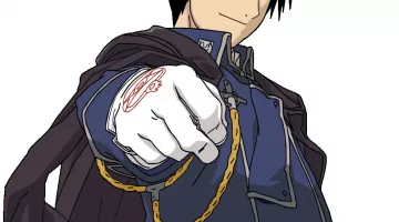 L'uniforme de Roy dans Full Metal Alchemist