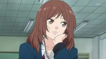 El cosplay del uniforme escolar de Futaba en Ao Haru Ride