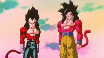 The t-shirt replica of Goku in Super Saiyan 4 in Dragon Ball GT