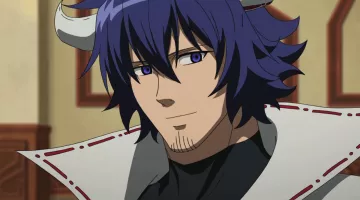 The wig blue Susanoo in Red Eyes Sword : 'akame Ga Kill!