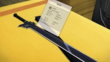 La espada de Kirito Elucidator en Sword Art Online