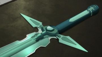 La espada repulsora oscura de Kirito en Sword Art Online