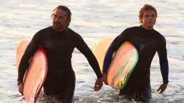 La com­bi­nai­son de Jay Moriarity (Jonny Weston) dans Cha­sing Ma­ve­ricks