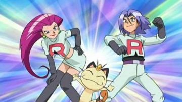 The replica of the t-shirt of team Rocket in Pokemon