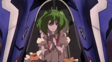 La perruque verte de Ranka Lee dans Macross Frontier