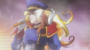 The microphone of Sheryl in Macross Frontier