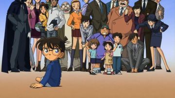 The uniform / cosplay Conan in Detective Conan