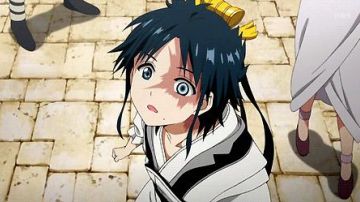 The wig Hakuryu in Magi : The Labyrinth of Magic
