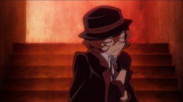The costume / cosplay of Chuya Nakahara in Bungou Stray Dogs