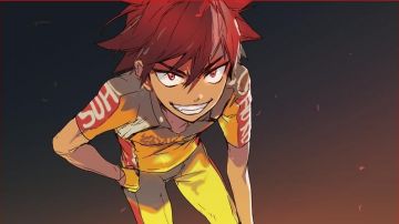 The wig Naruko Shōkichi in Yowamushi Pedal
