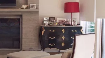 The Roche Bobois baroque dresser Jake destroys in Demolition