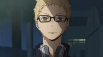 Les lunettes de vue de Tsukishima dans Haikyu
