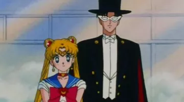 El traje del hombre enmascarado en Sailor Moon