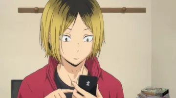La perruque blonde de Kozume dans Haikyu