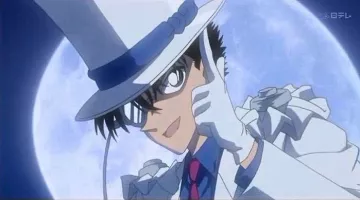 The white costume of Kaito in Detective Conan