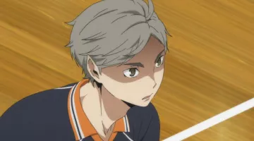 La perruque de Koushi dans Haikyu