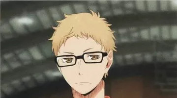 Les lunettes de vue de Kei dans Haikyu
