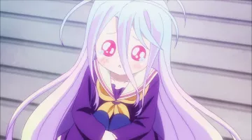 The costume / cosplay of Shiro in No game No Life