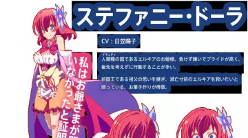 The perruqe Stephanie in No Game No Life