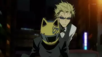 The replica of the costume of Celty Sturluson in DuRaRaRa!!