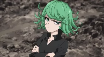 La peluca verde de Tatsumaki en One Punch Man