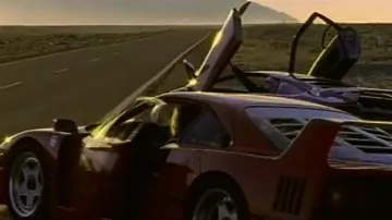 The Ferrari F40 red Jay Kay in Cosmic Girl