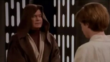 In the guise of Obi-wan Kenobi wears Red Forman ( Kurtwood Smith) in That 70's show