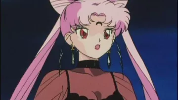 Peluca de dama negra en Sailor Moon