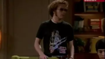 The t-shirt Jimmy Page of Hyde (Danny Masterson) in " that 70's show