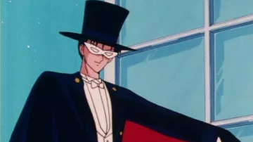 El traje del hombre enmascarado en Sailor Moon