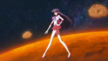 La réplique des chaussures rouges portées par Rei dans Sailor Moon