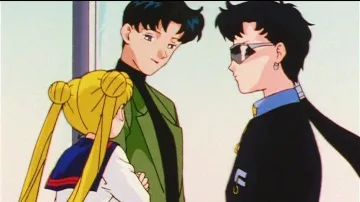 The uniform of Seiya in Sailor Moon