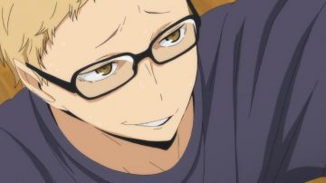 Les lunettes de vue de Tsukishima dans Haikyuu