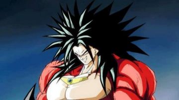 The wig of Super Saiyan 4 in Dragon Ball GT