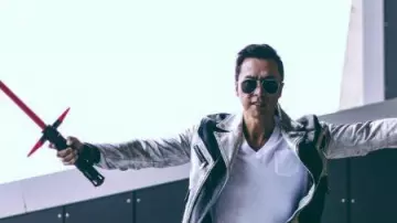 Leather Jacket worn by Chirrut Imwe as seen in Rogue One : A Star Wars Story promotional